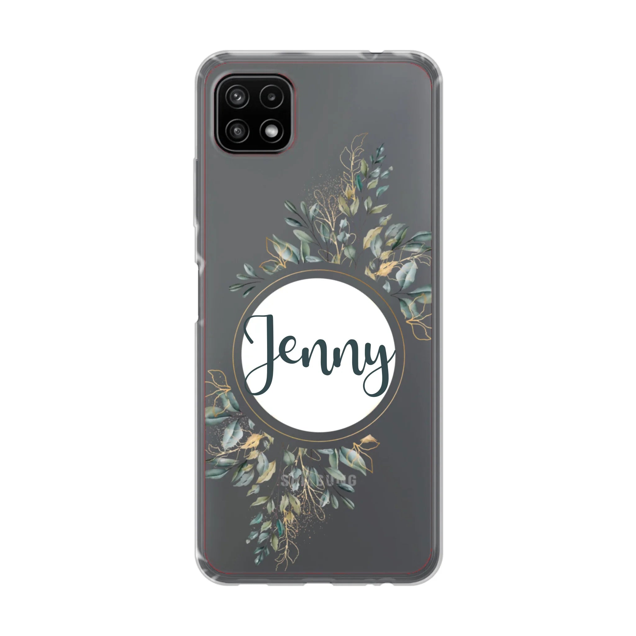 Natur Aquarell Pflanzen für Paare, Freundin, Mama, Oma & Tante - Personalisierbare Handyhülle