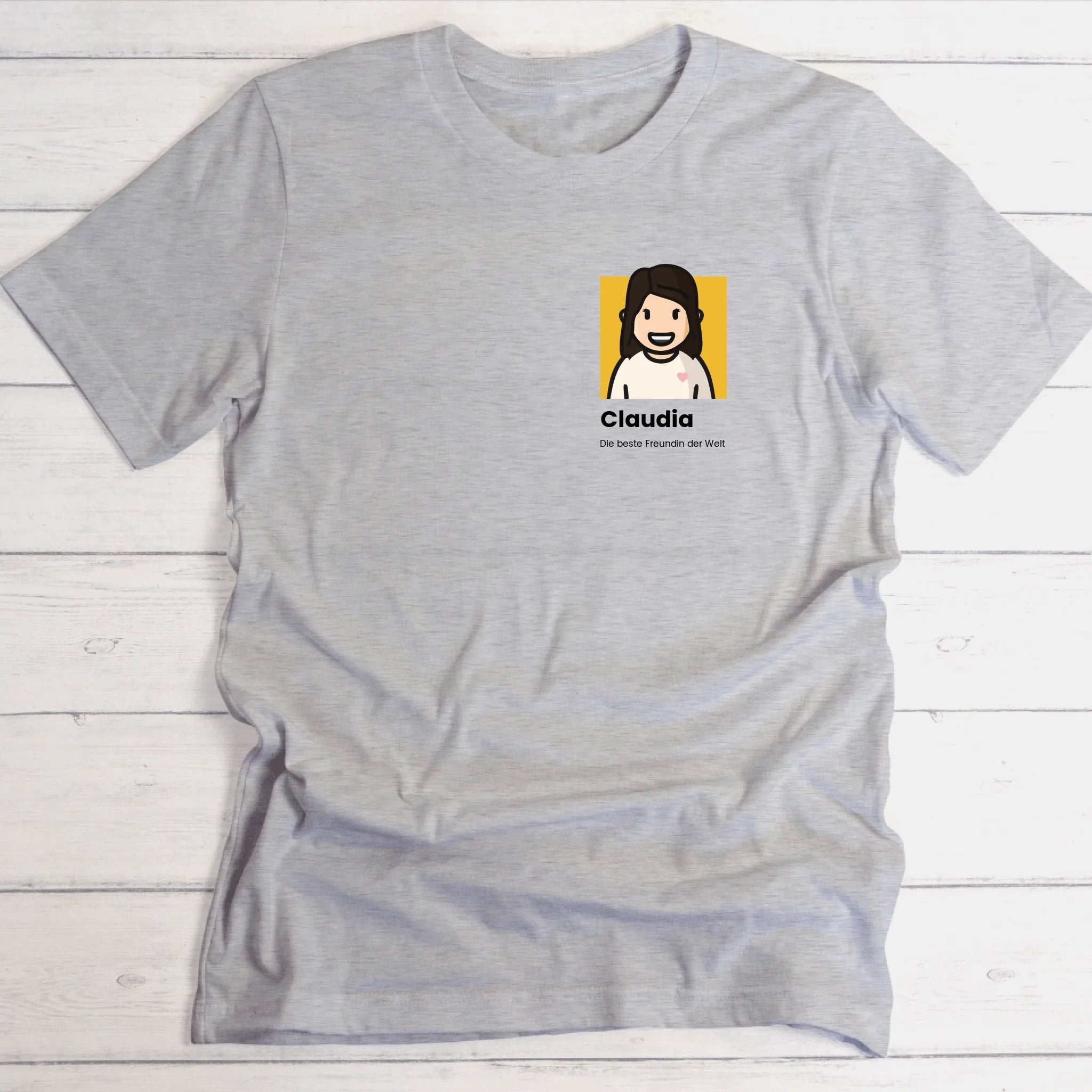 Charakter Design T-Shirt - Personalisierbares T-Shirt