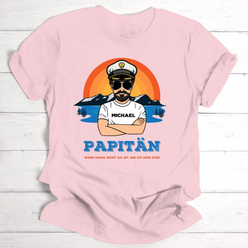 Papitän / Opitän - Personalisierbares T-Shirt