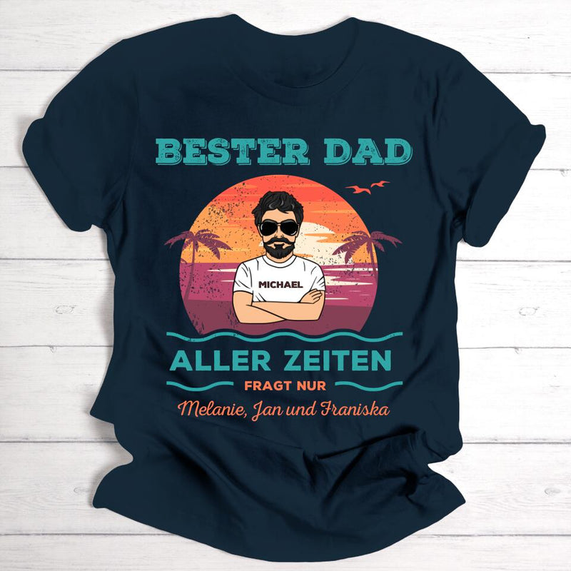 Bester Dad - Personalisierbares T-Shirt