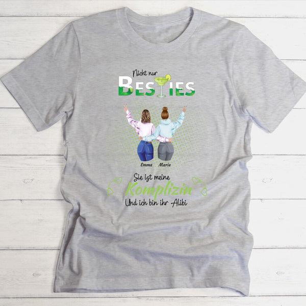 Komplizin Peace Besties - Personalisierbares T-Shirt