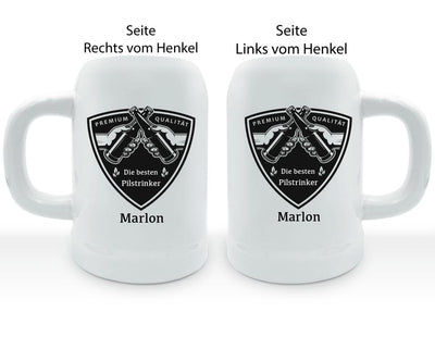 Wappen Bierlabel - Personalisierbarer Bierkrug