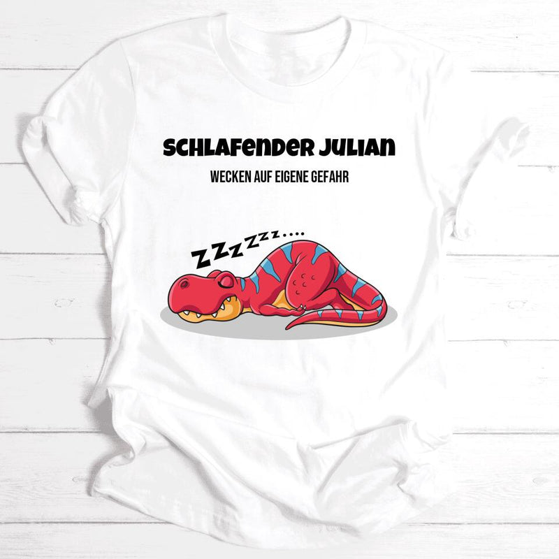 Schlafender Julian - Personalisierbares T-Shirt
