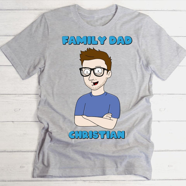 Family Dad - Personalisierbares T-Shirt