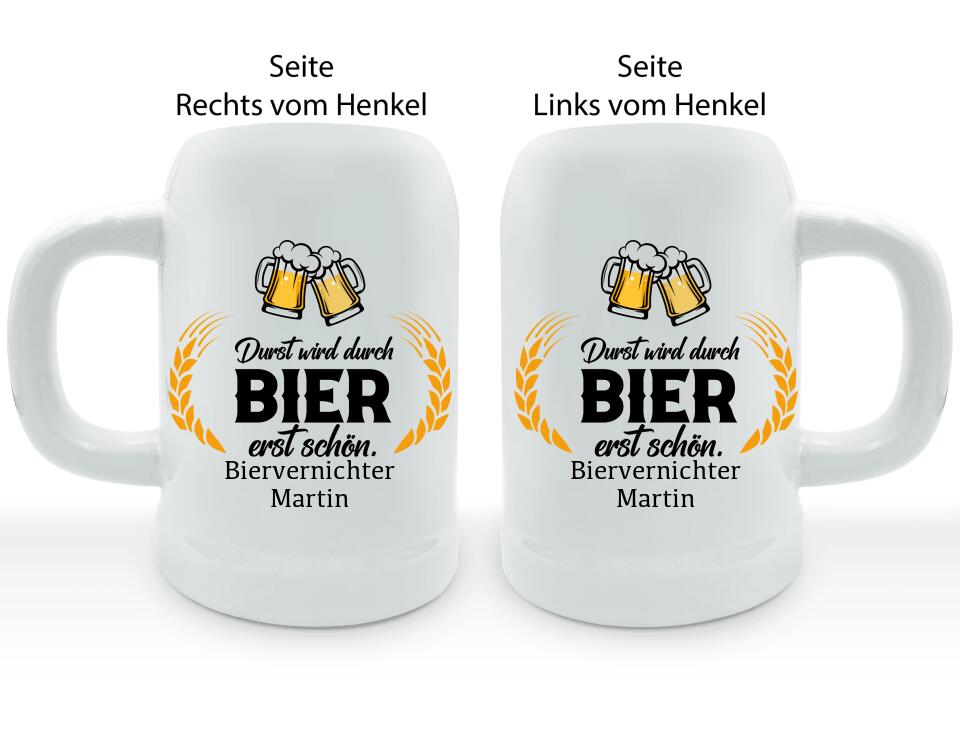 Bier-schön Bierlabel - Personalisierbarer Bierkrug - wefriends