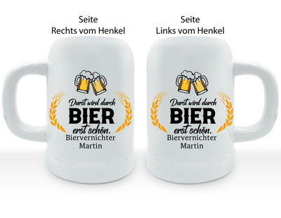 Bier-schön Bierlabel - Personalisierbarer Bierkrug