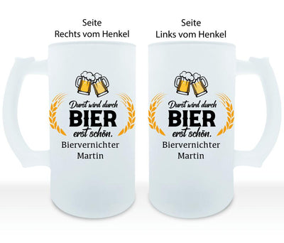 Bier-schön Bierlabel - Personalisierbarer Bierkrug