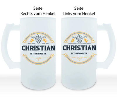 Löwen Bierlabel - Personalisierbarer Bierkrug