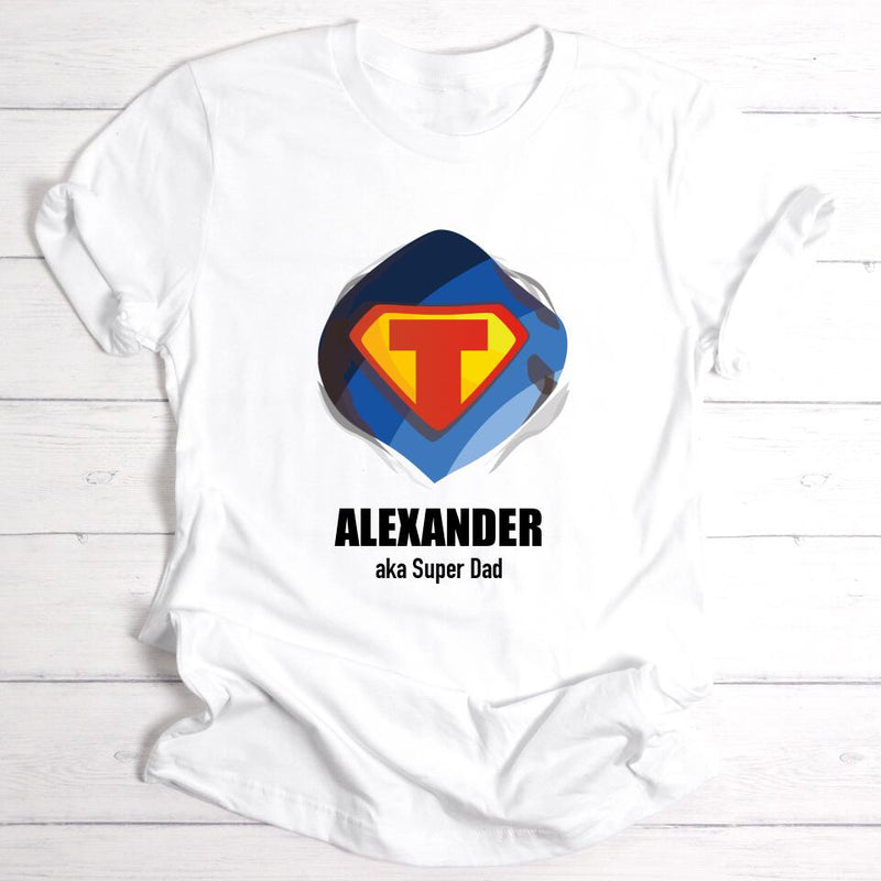 Supermom / Superdad - Personalisierbares T-Shirt