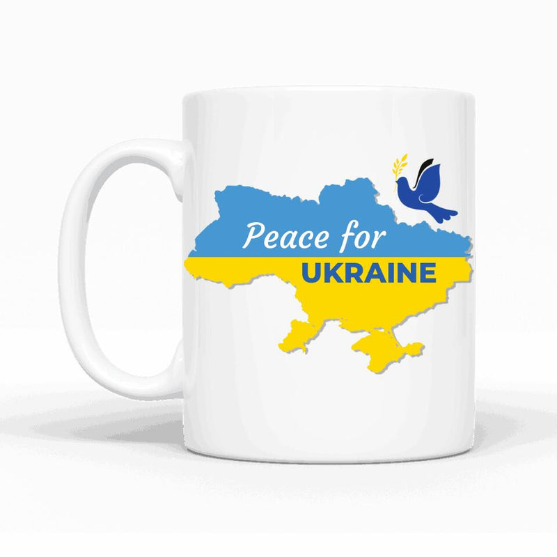 Peace for Ukraine - Personalisierbare Tasse
