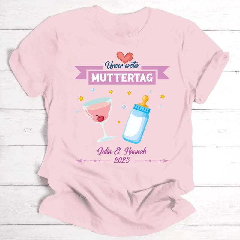 Erster Muttertag - Personalisierbares T-Shirt